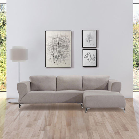 Josiah - Sectional Sofa - Sand Fabric