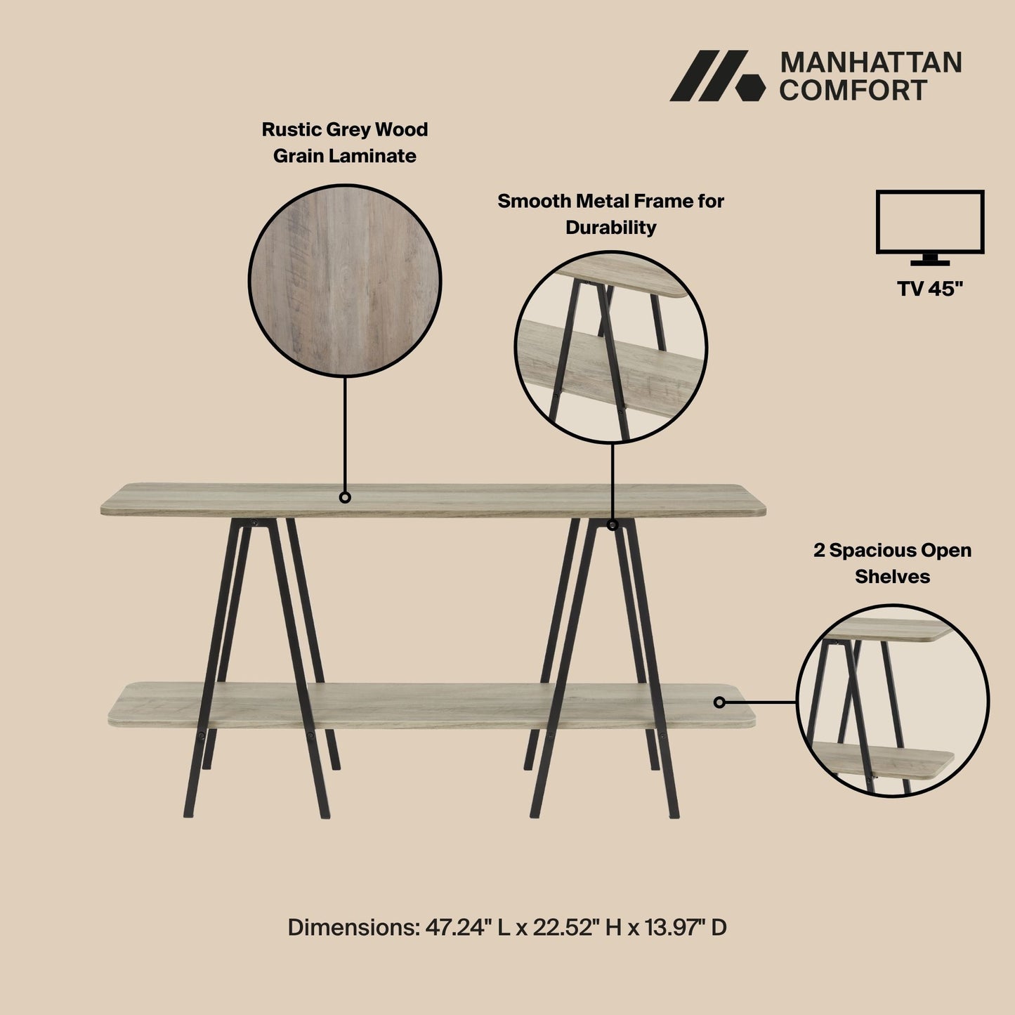Manhattan Celine - Living Room Console Table