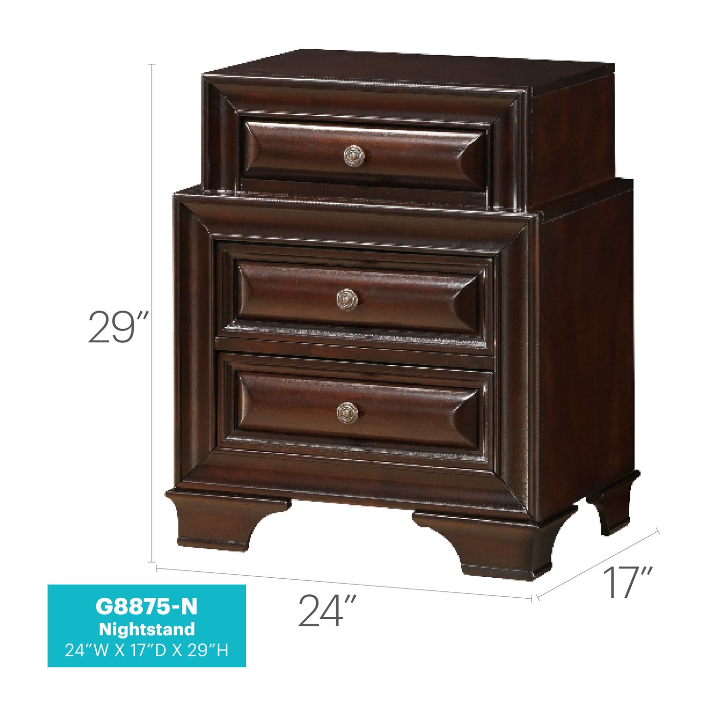 Glory Furniture - LaVita - Nightstand