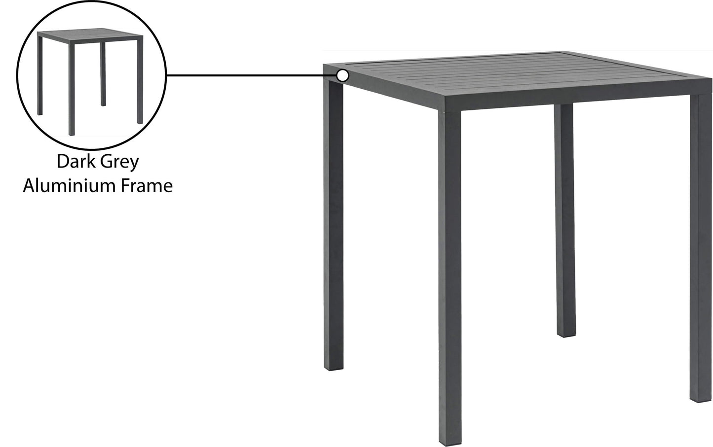 Maldives - Patio Square Bar Table