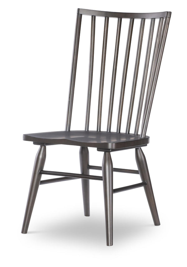 Fenmore - Spindle Side Chair (Set of 2) - Mocha And Distressed Cherry