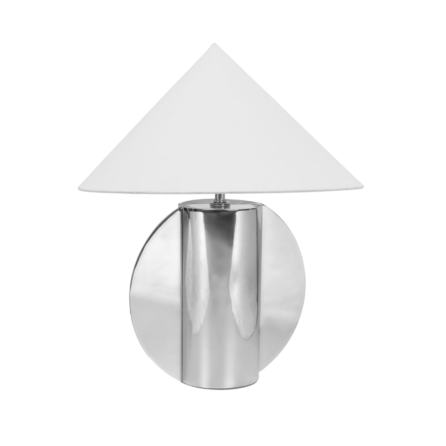 Geo - Semi-Circled Table Lamp - Chrome