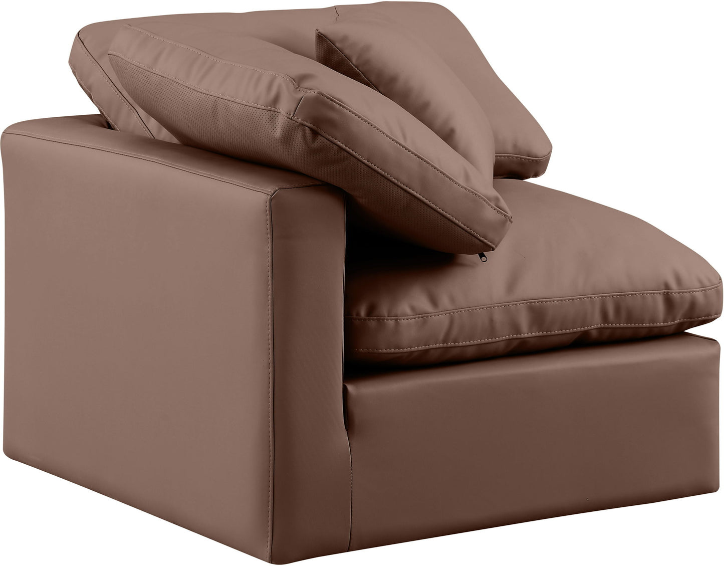 Indulge - Faux Leather Corner Chair