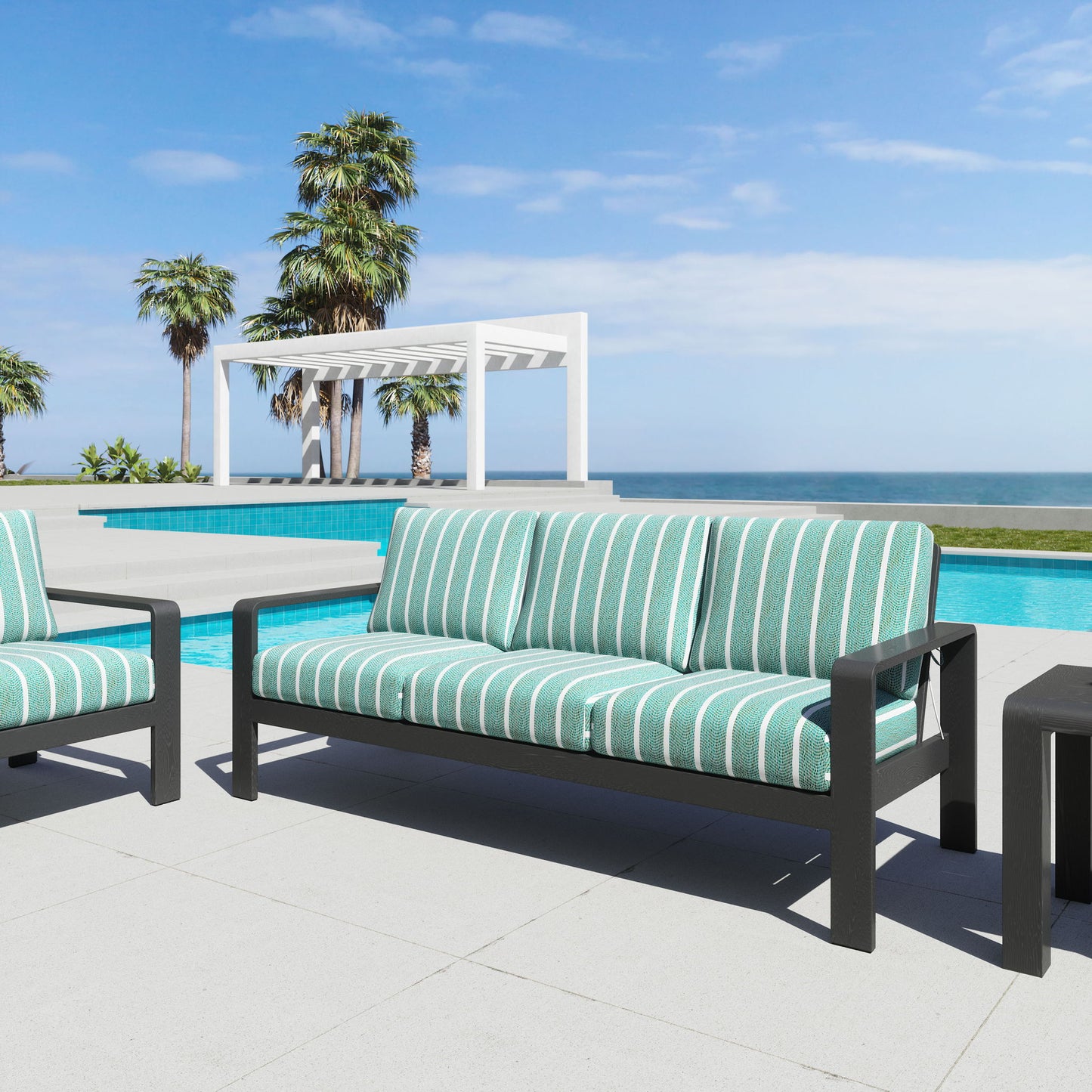 Rolig - Outdoor Sofa - Green