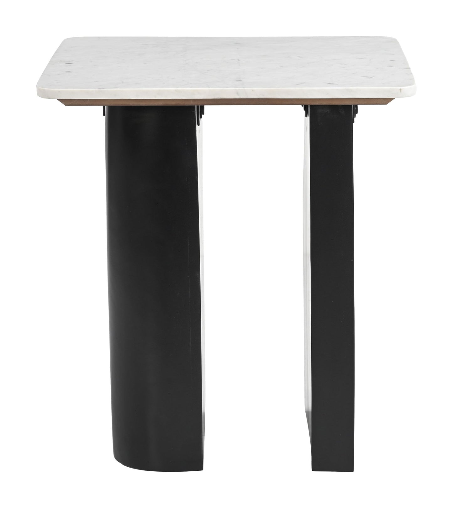 Fiora - Side Table - White / Black
