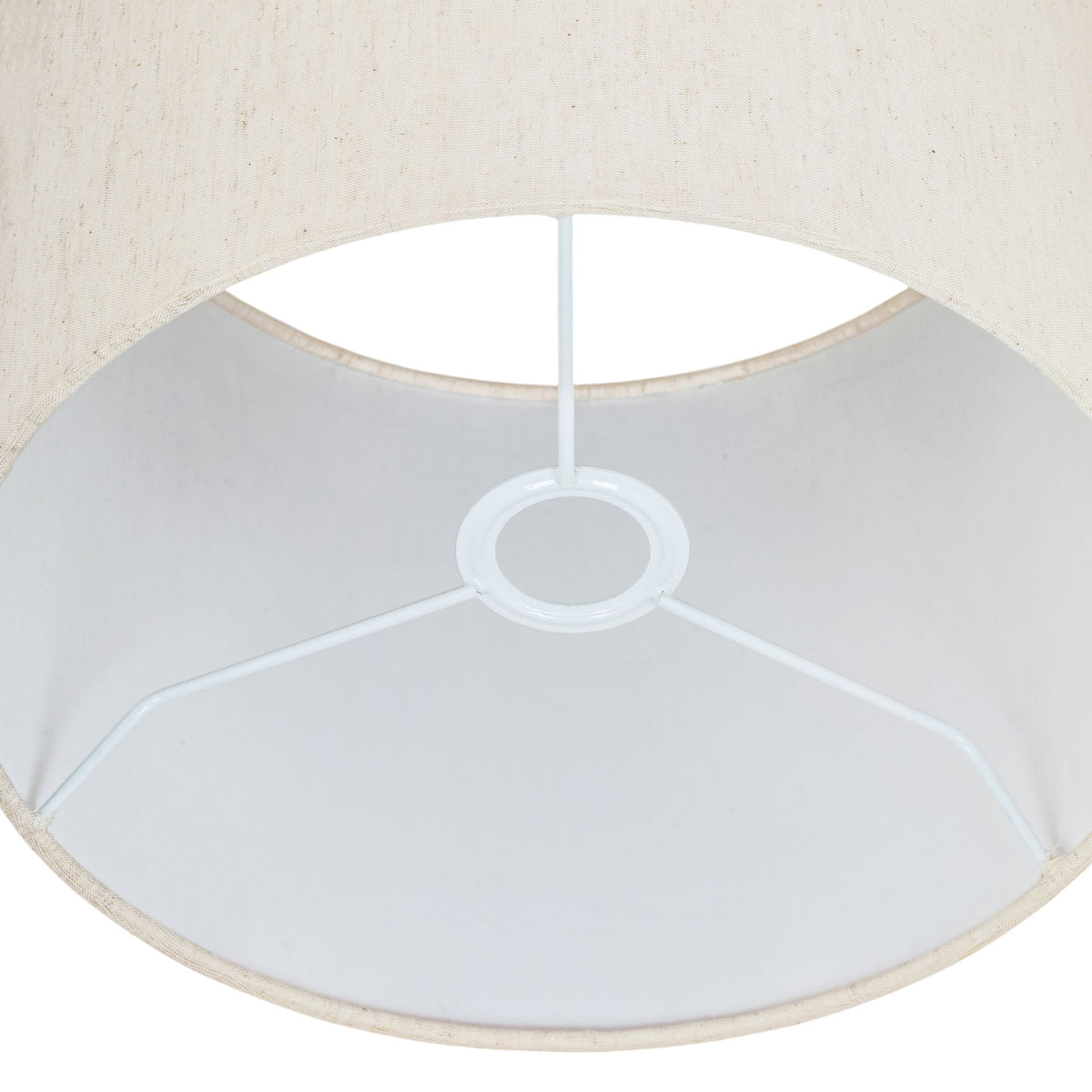 Opus - Linen Textured Fabric And Brass Table Lamp