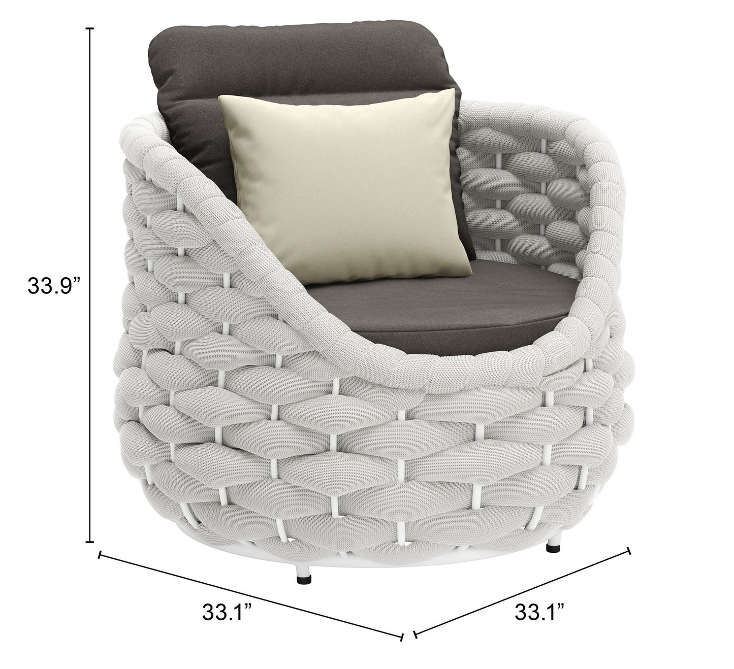 Coral Reef - Accent Chair - Gray