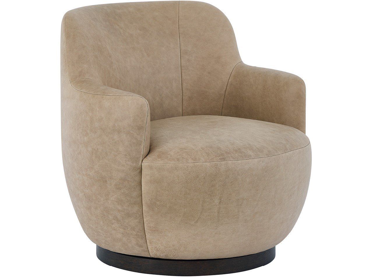 Chloe - Swivel Chair - Light Brown