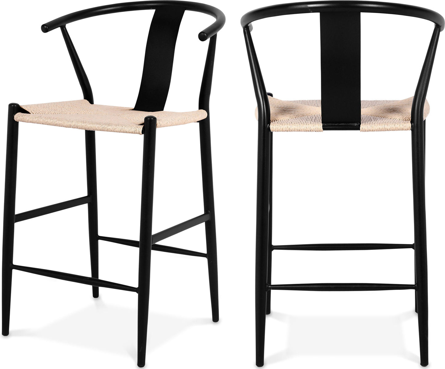 Beck - Hand Woven Rope Stool (Set of 2)