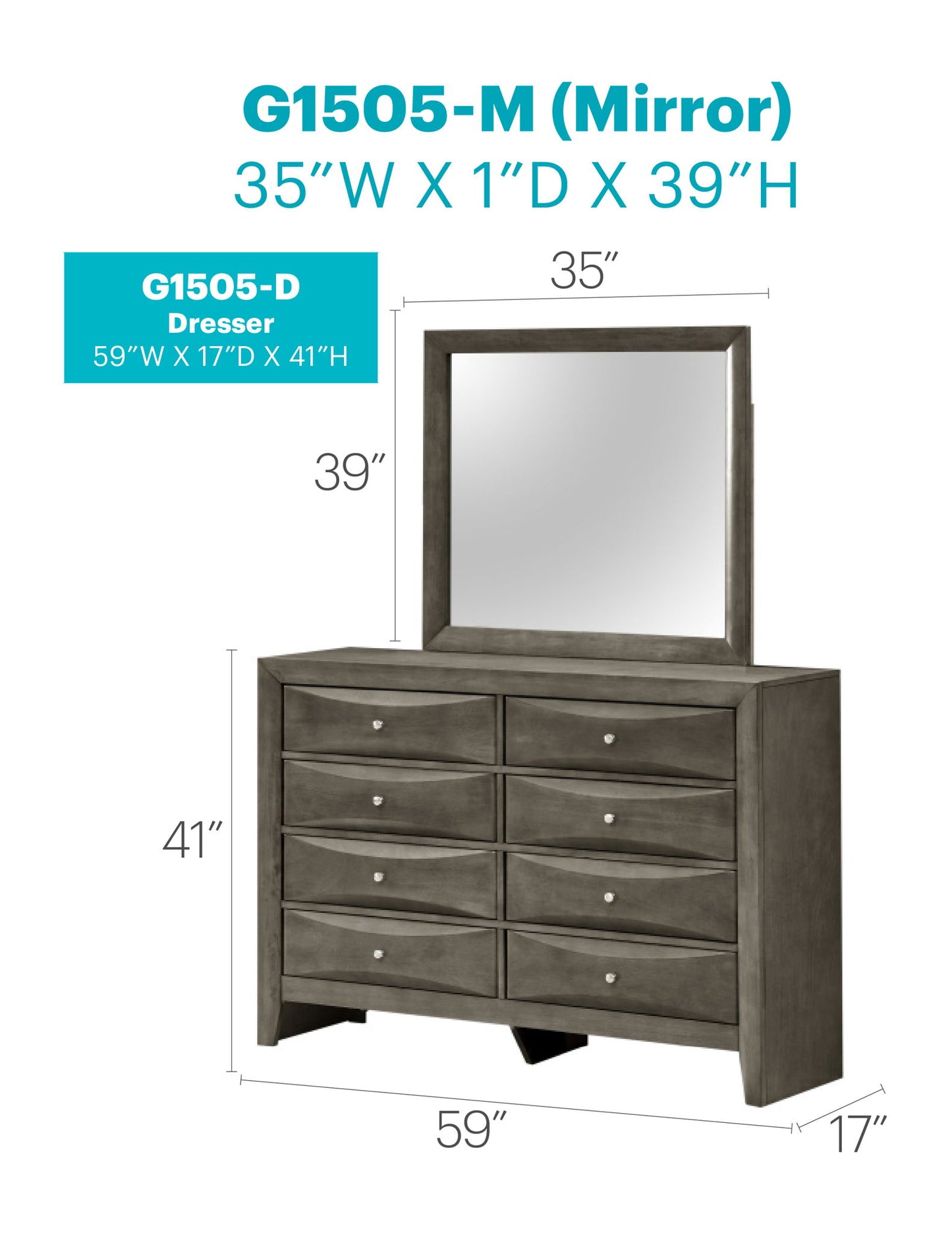 Glory Furniture - Marilla - Dresser