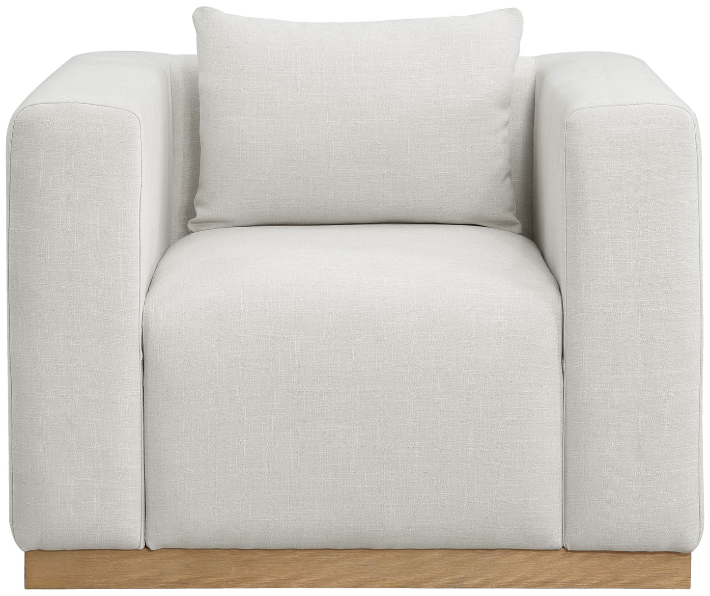 Alfie - Linen Textured Fabic Chair