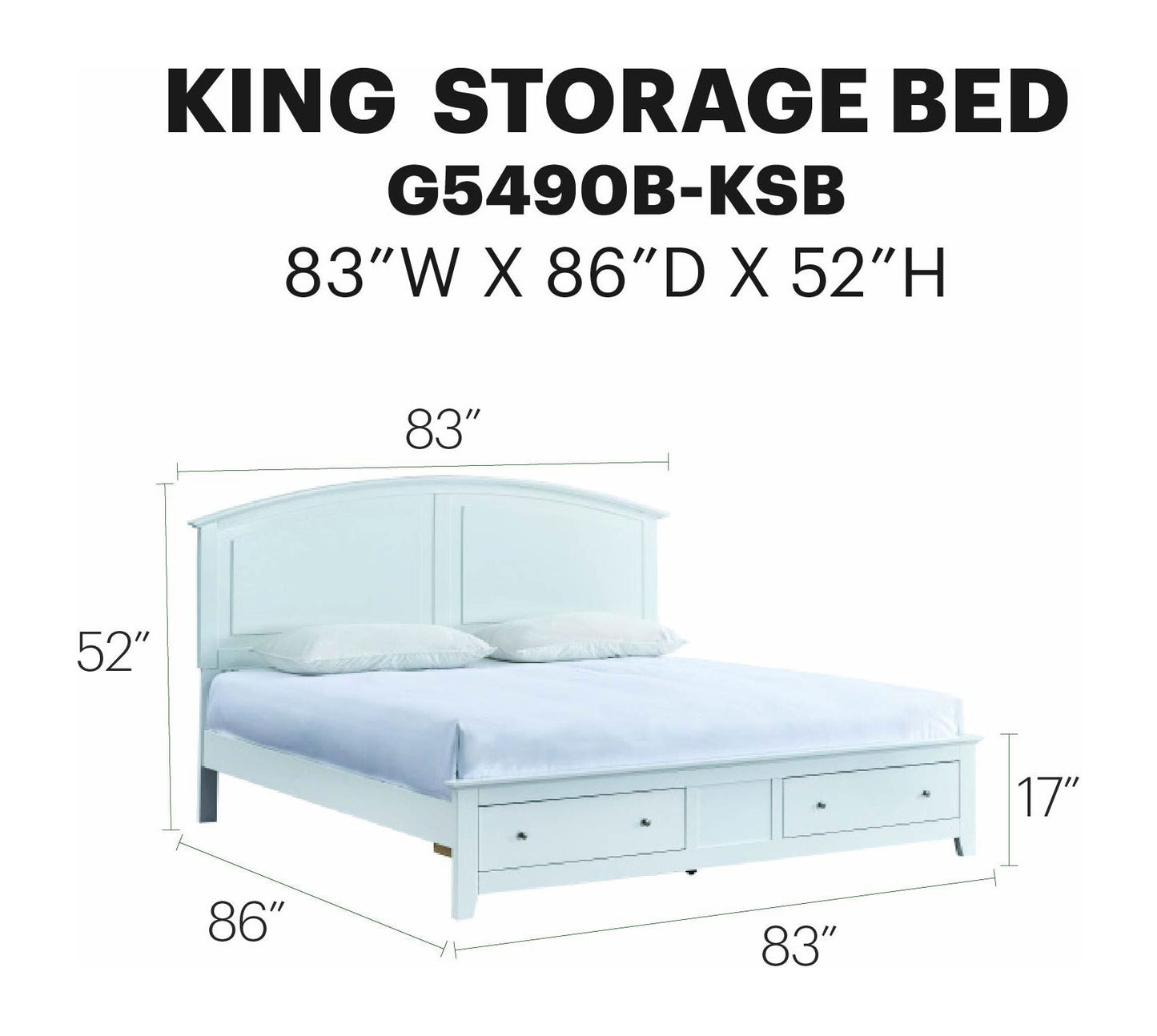 Glory Furniture - Hammond - Storage Bed