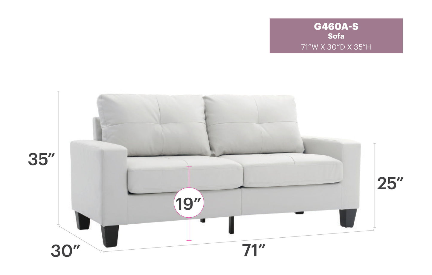 Glory Furniture - Newbury - Sofa