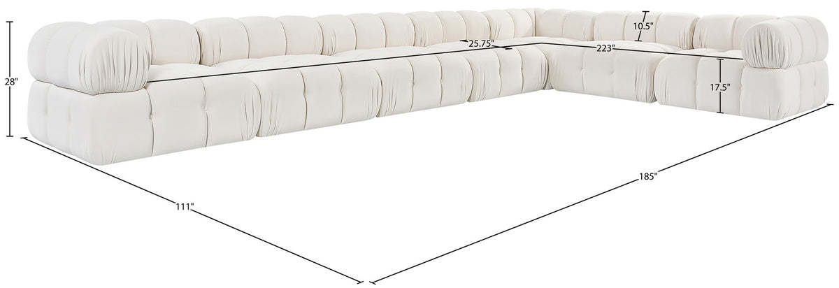 Orin - 7 Piece Modular Sectional (4 Modular Chairs, 3 Corner Chairs)