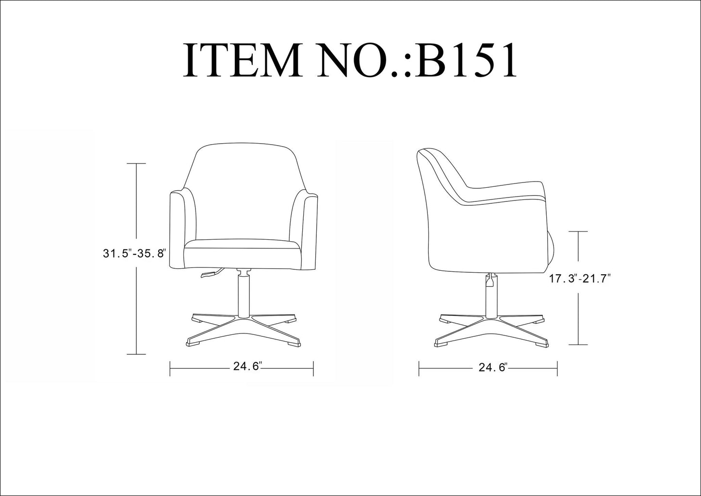 Manhattan Pelo - Swivel Lounge Chair