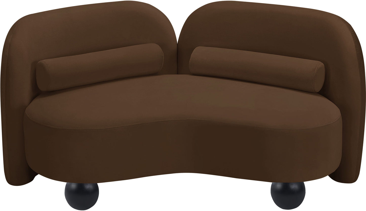 Daphne - Velvet Loveseat