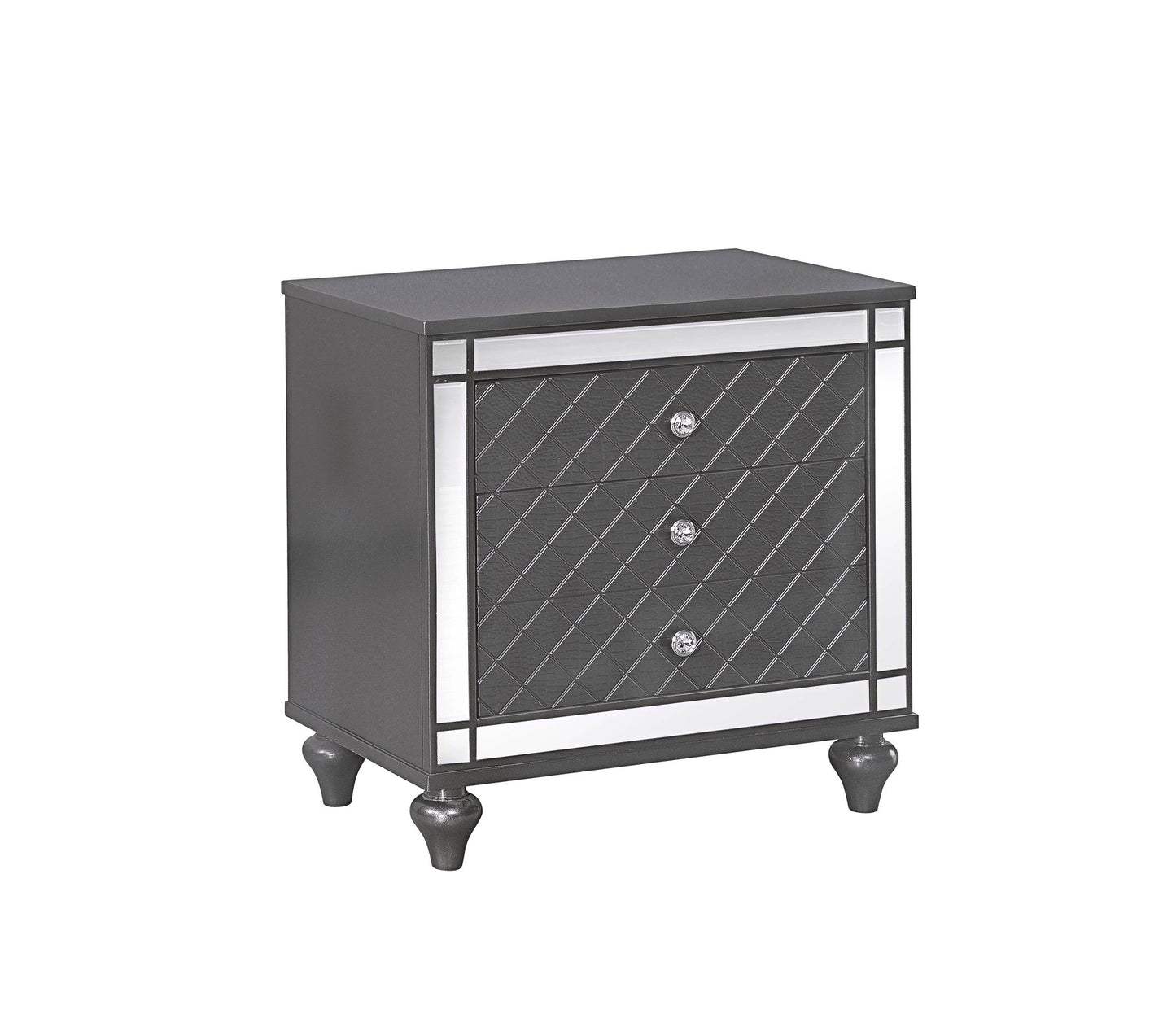 Refino - Bedroom Set - Gunmetal