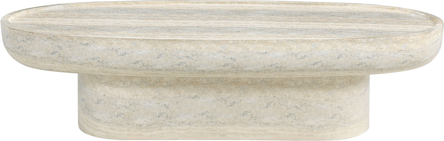 Tivoli - Indoor / Outdoor Coffee Table - Travertine Concrete