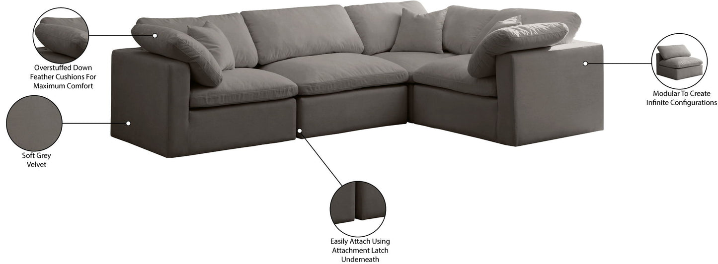 Plush - 4 Piece Modular Sectional