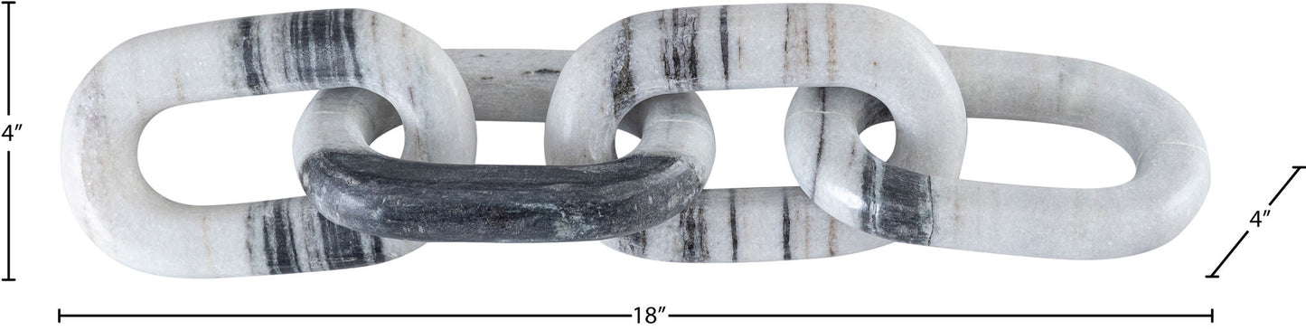 Lynx - Marble Decorative Chain Links