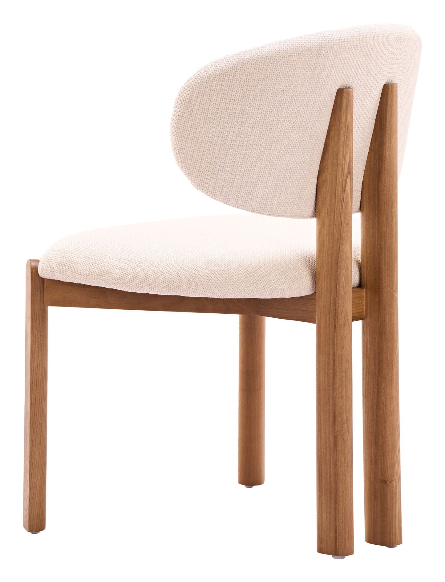 Rosetta - Dining Chair (Set of 2) - Beige / Walnut