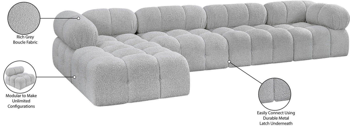 Ames - 5 Piece Fabric Modular Sectional