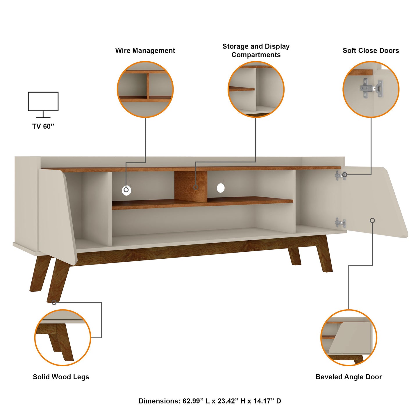 Manhattan Marcus - 63" TV Stand