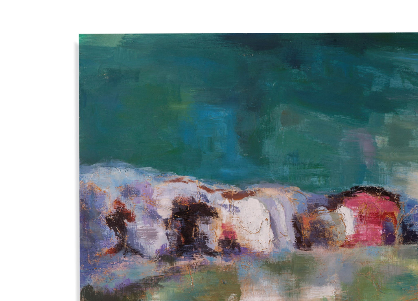 Fields Of Green Canvas Art - Green