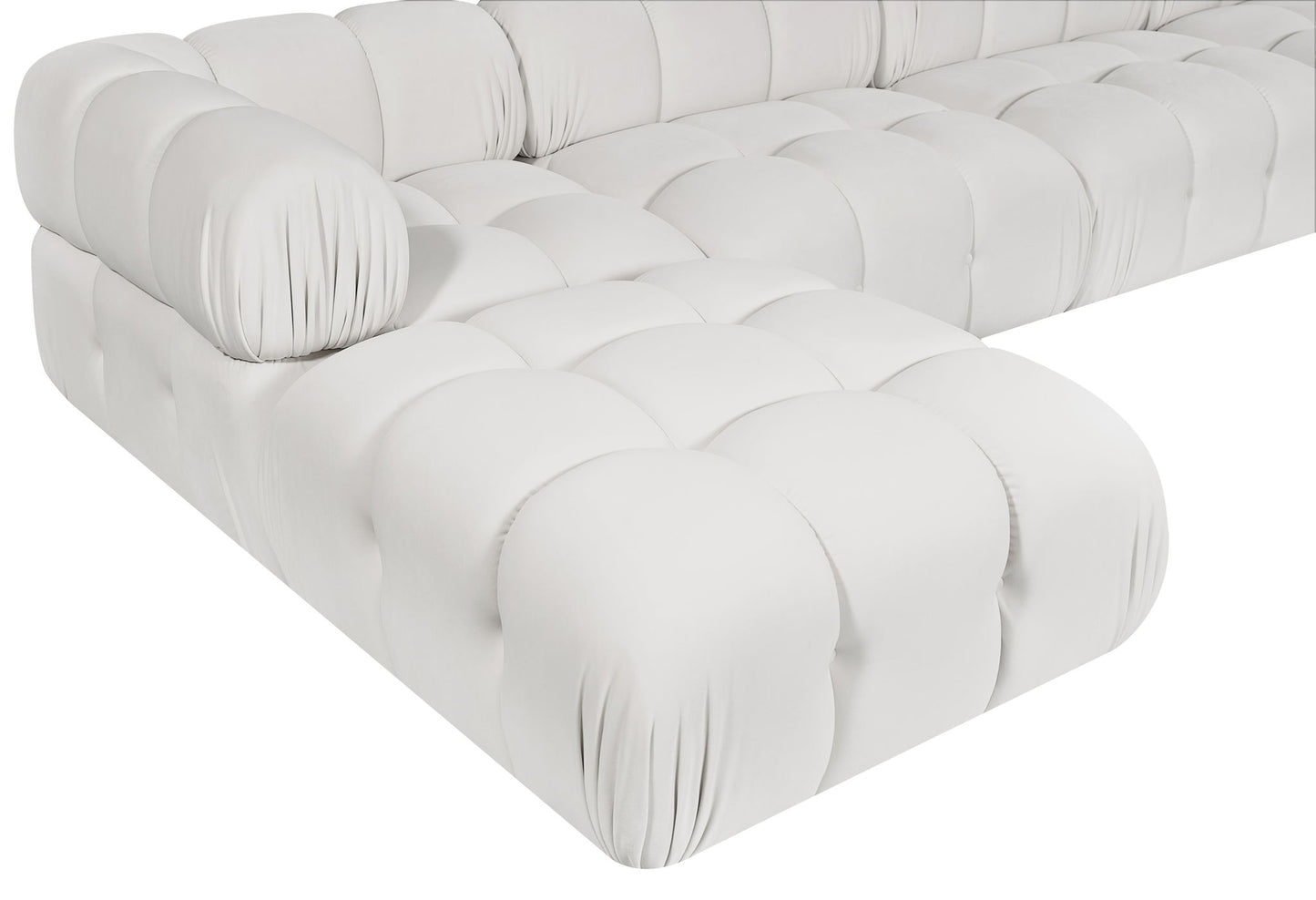 Orin - Fabric Velvet 5 Piece Modular Sectional