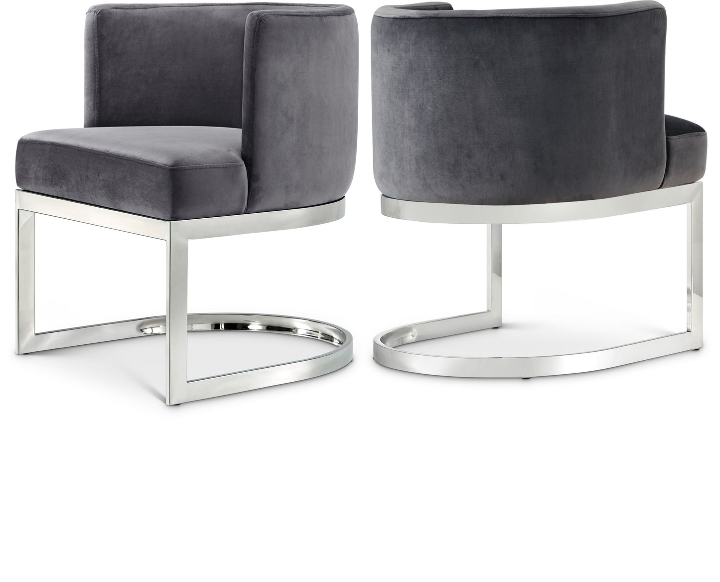 Gianna - Dining Chair with Chrome Legs