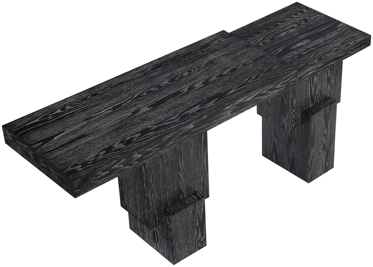 Anzio - Oak Veneer And Solid Wood Console Table