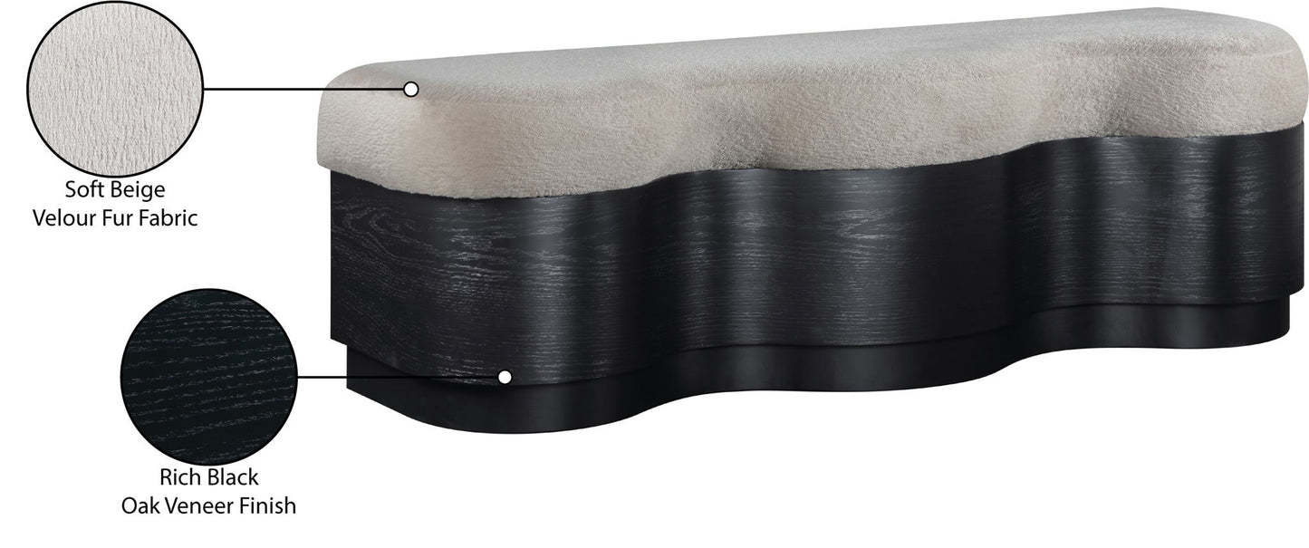 Savoy - Bench With Black Base