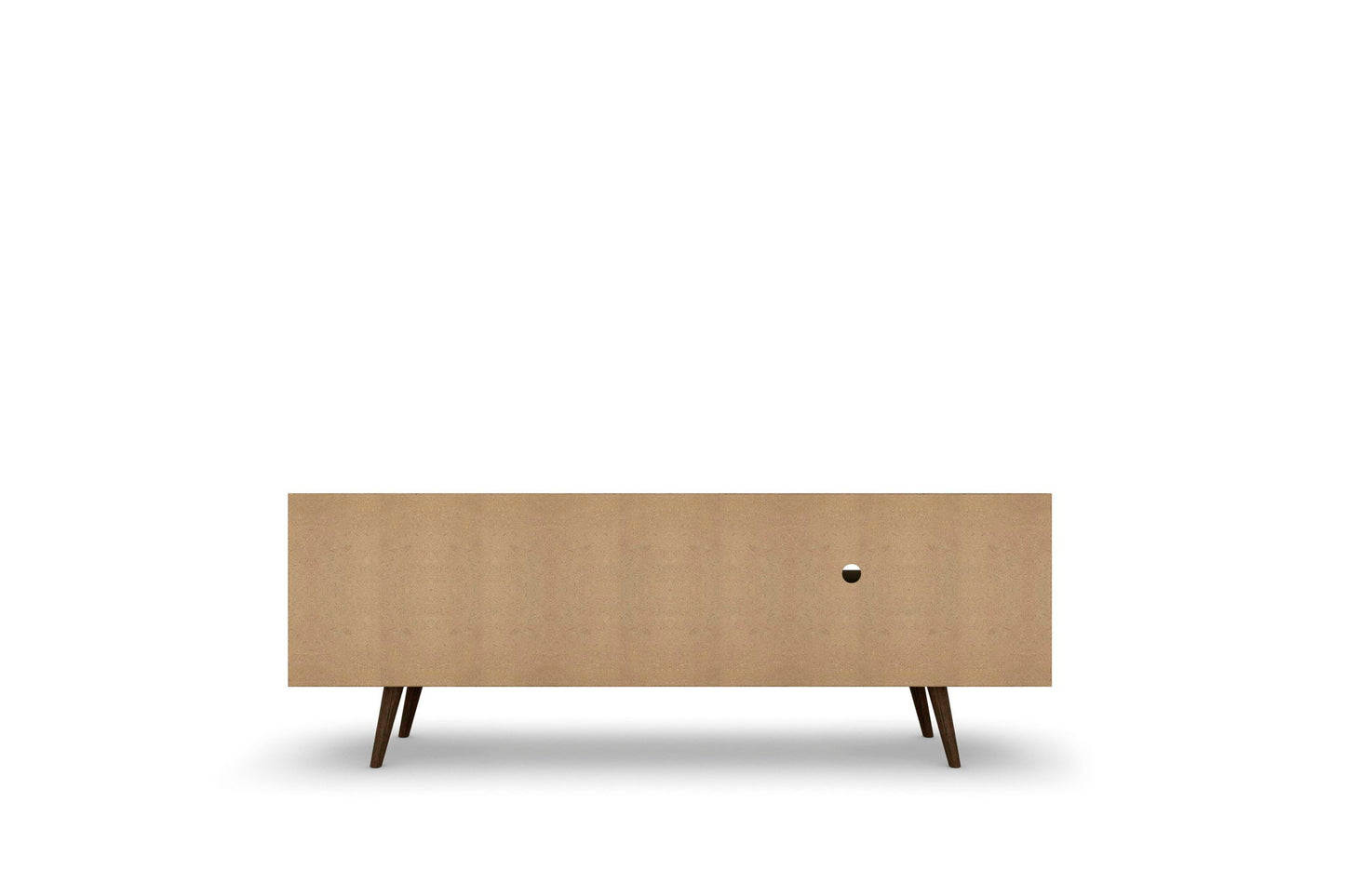 Manhattan Liberty - 63" TV Stand With Rustic Brown Frame