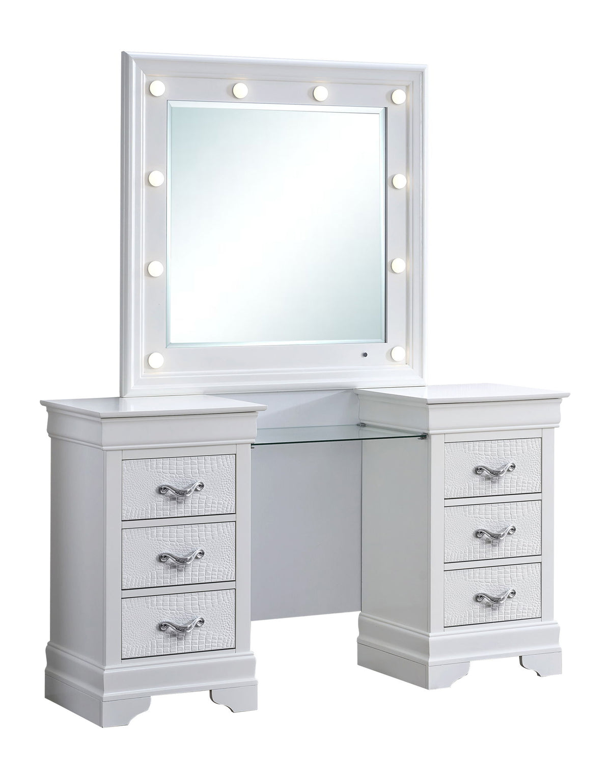 Lorana - Vanity - Sparkling White