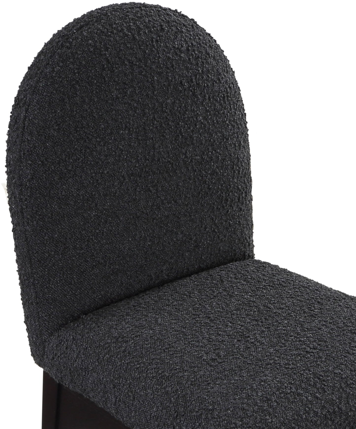 Waldorf - Boucle Dining Side Chair With Black Legs