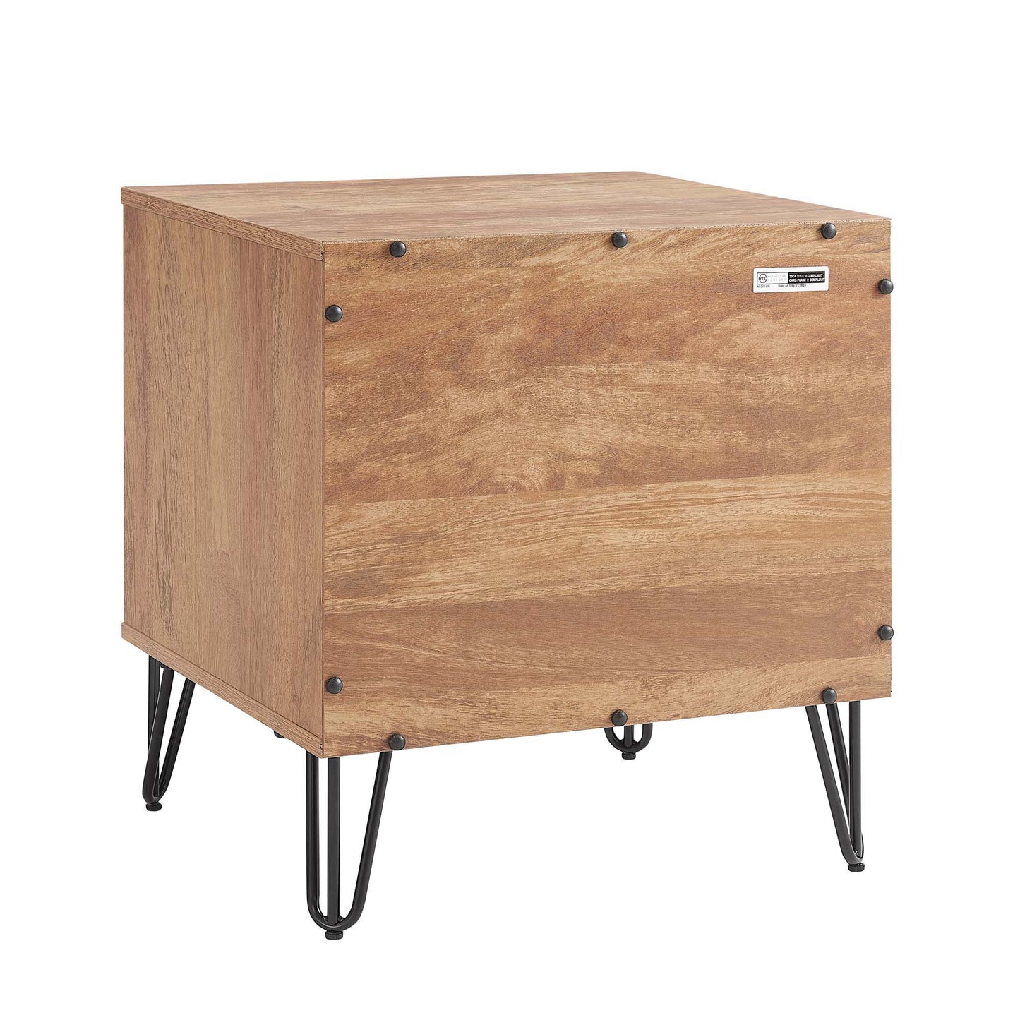 Manhattan Dumbo - Fluted 2-Drawer Nightstand