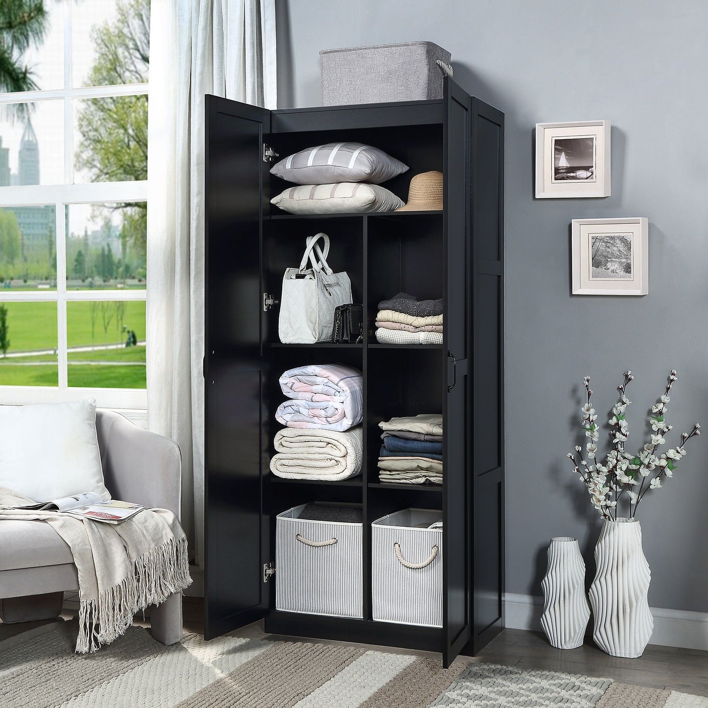 Manhattan Hopkins - Storage Cabinet With 7 Shelves