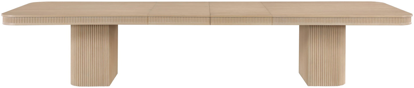 Mohari - Solid Wood And Oak Veneer 112" / 160" Dining Table