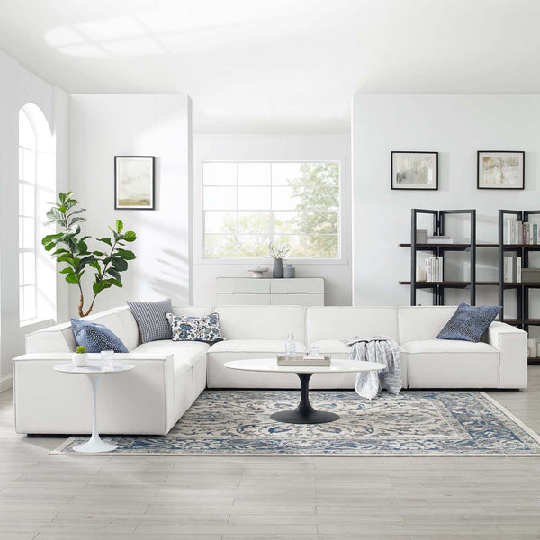 Restore 6-Piece Sectional Sofa - White