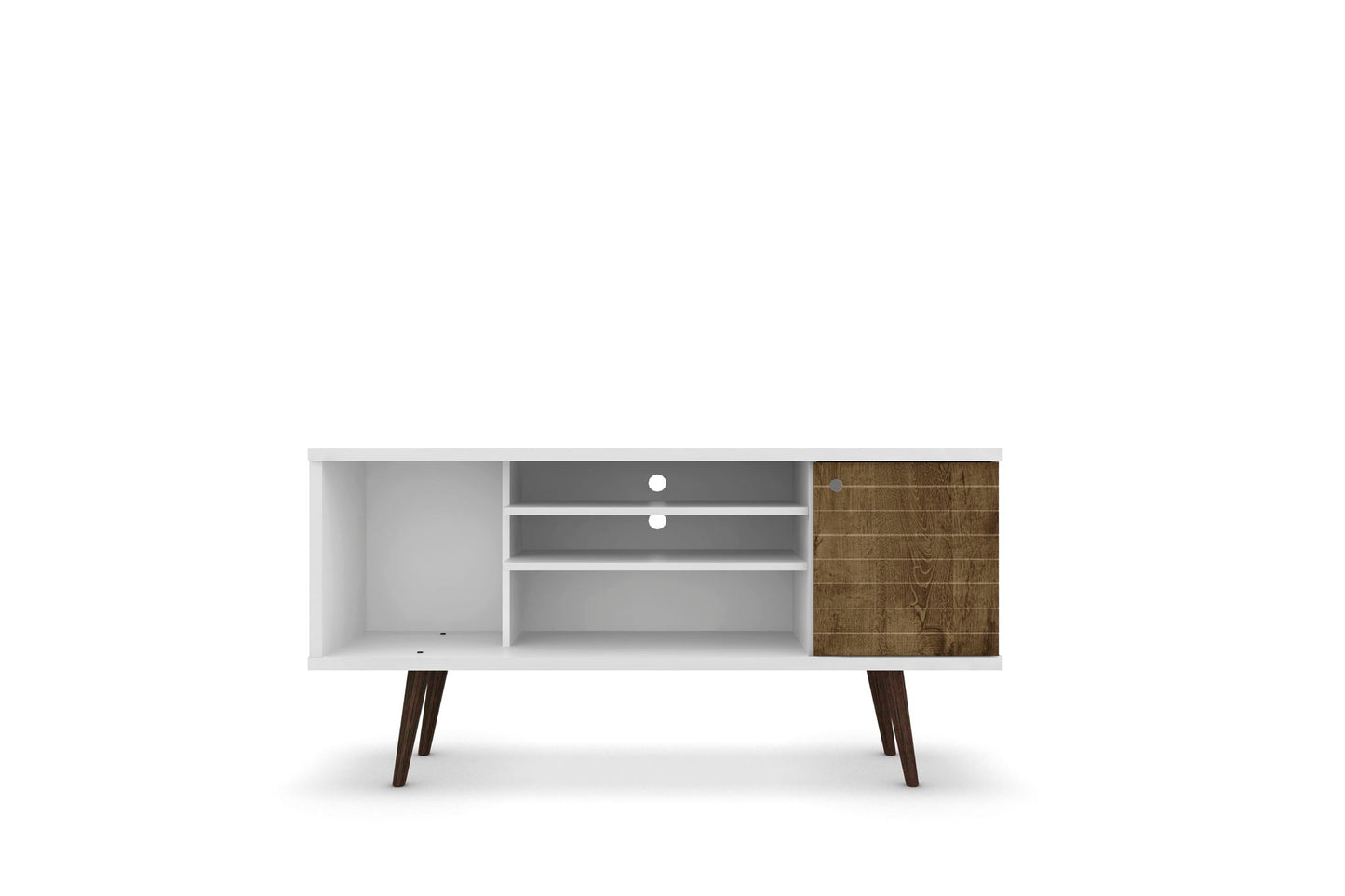 Manhattan Liberty - 53" TV Stand With White Frame