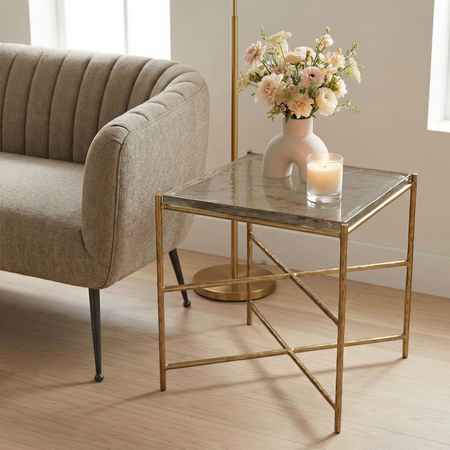 Kove - Side Table - Gold