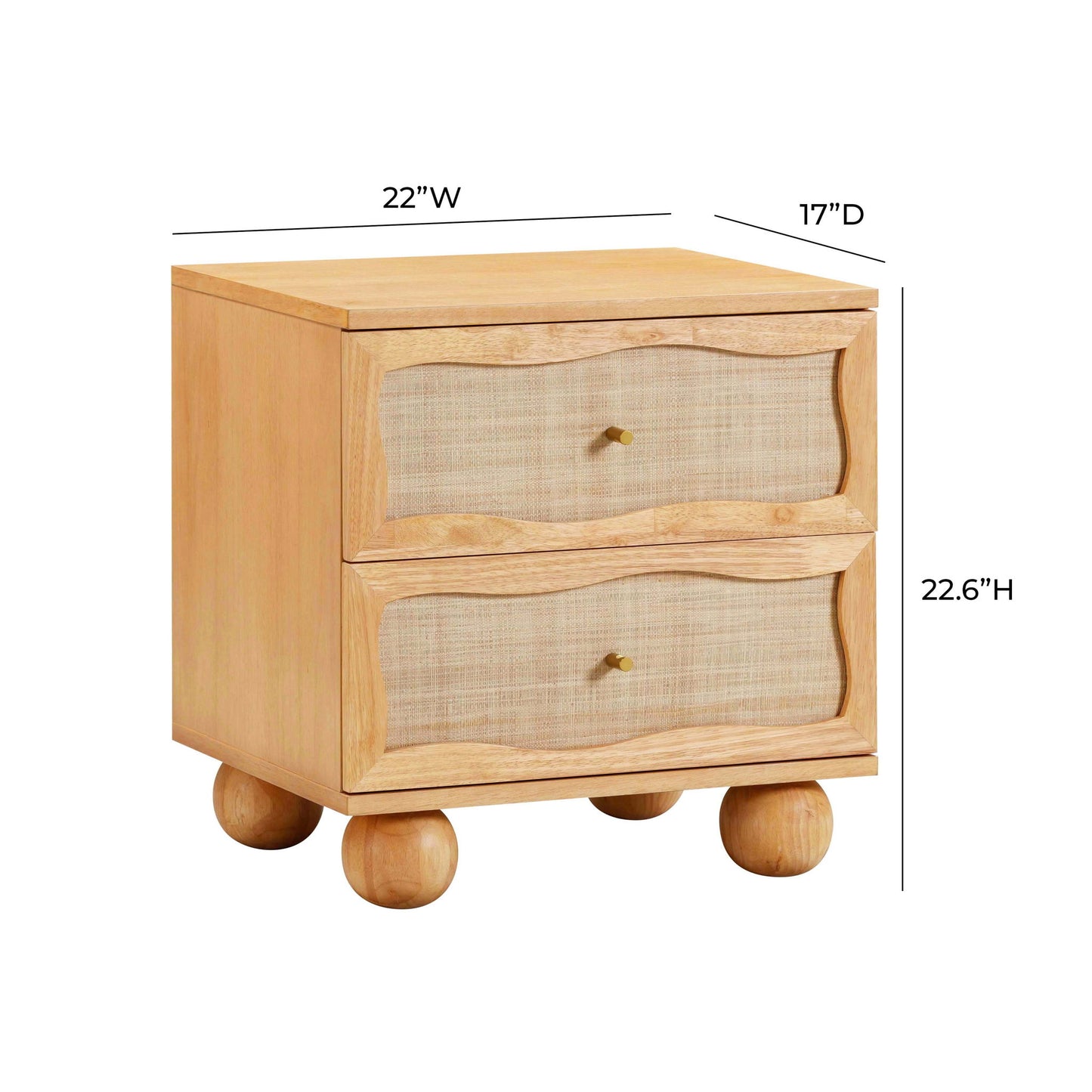 Grappa - Nightstand - Natural
