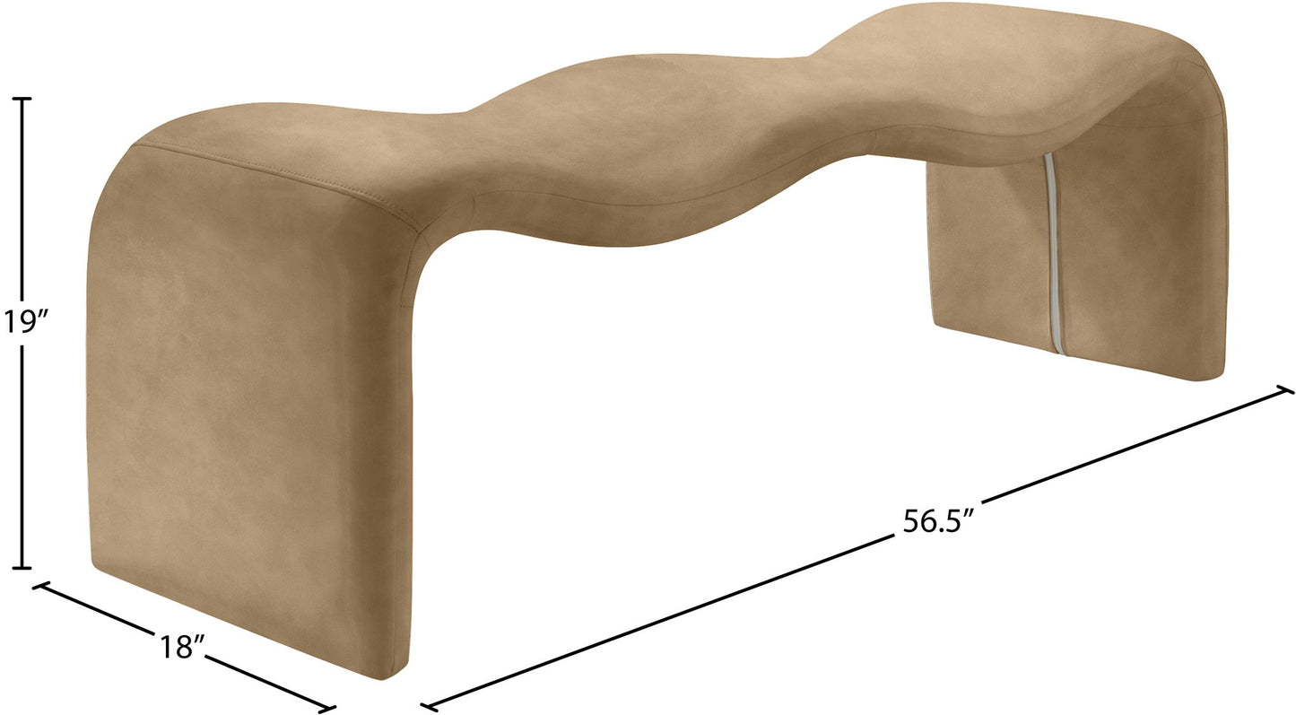 Willow - Faux Leather Bench