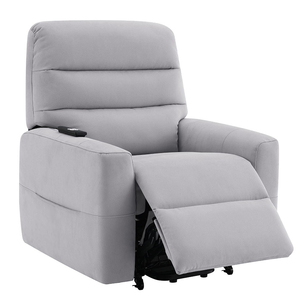 Freddie - Power Motion Recliner With Lift - Gray