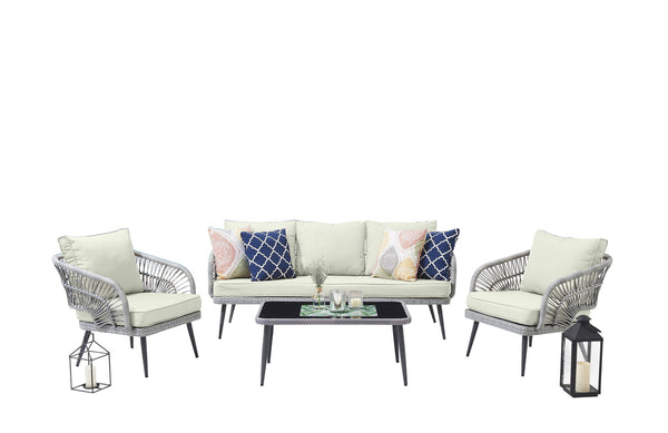 Manhattan Riviera - 4-Piece Conversation Outdoor Set