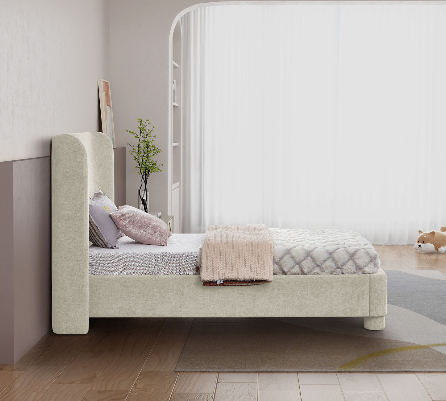 Penny - Chenille Fabric Bed