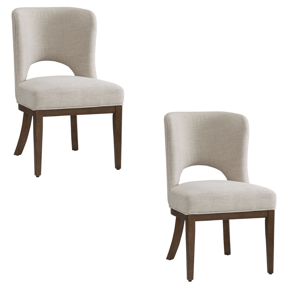 Trevino - Dining Chair (Set of 2) - Clarkson's Sand / Chestnut Brown