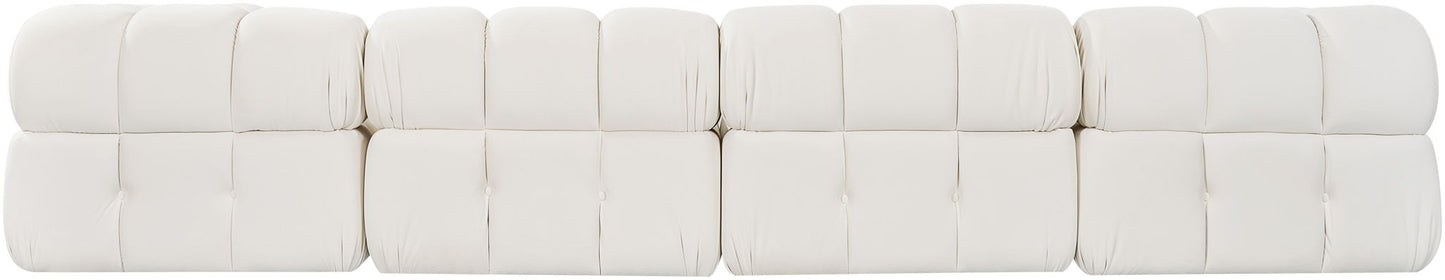 Orin - Velvet 5 Piece Modular Sectional