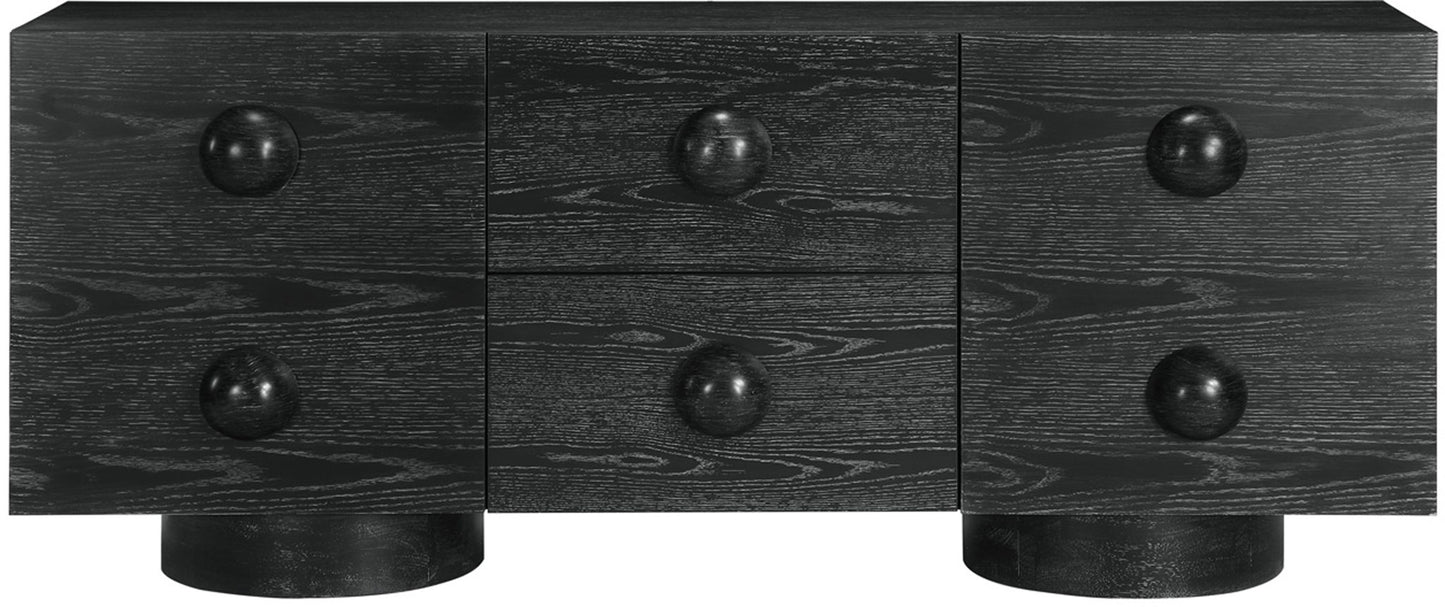 Bubble - Rubberwood with Oak Veneer Sideboard / Buffet