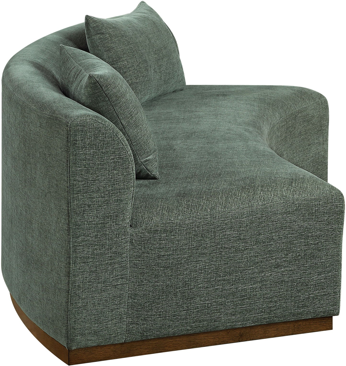 Avanti - 104" Chenille Fabric Upholstered Sofa